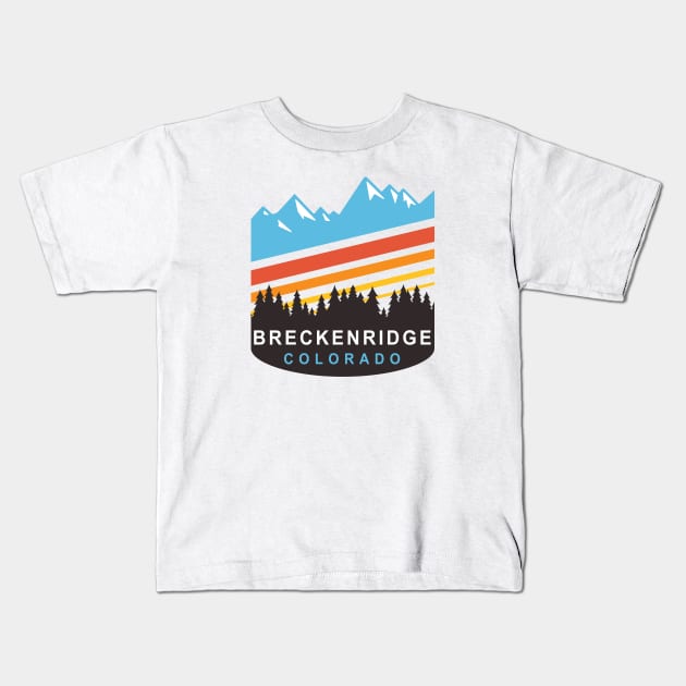 Breckenridge Colorado Kids T-Shirt by Eureka Shirts